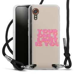 New Carry Case Transparent Stoff schwarz/silber