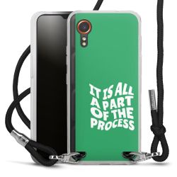 New Carry Case Transparent Stoff schwarz/silber