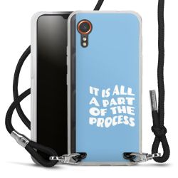 New Carry Case Transparent Stoff schwarz/silber