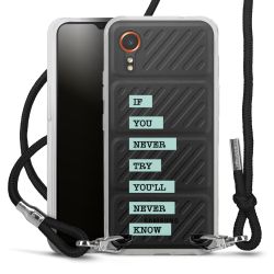 New Carry Case Transparent Stoff schwarz/silber