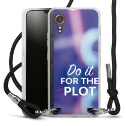 New Carry Case Transparent Stoff schwarz/silber