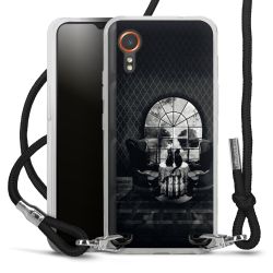 New Carry Case Transparent Stoff schwarz/silber