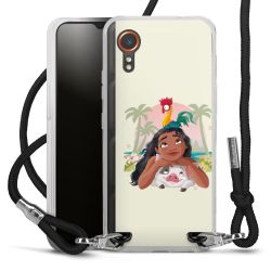 New Carry Case Transparent Stoff schwarz/silber