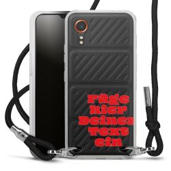 Carry Case Stoff schwarz/silber