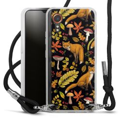 New Carry Case Transparent Stoff schwarz/silber