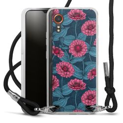 New Carry Case Transparent Stoff schwarz/silber