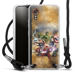 New Carry Case Transparent Stoff schwarz/silber