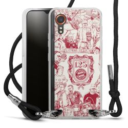 New Carry Case Transparent Stoff schwarz/silber