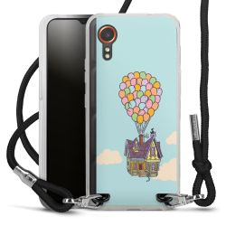 New Carry Case Transparent Stoff schwarz/silber