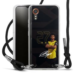 New Carry Case Transparent Stoff schwarz/silber