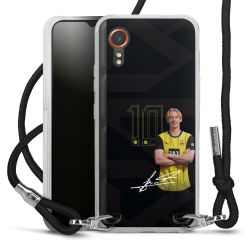 New Carry Case Transparent Stoff schwarz/silber