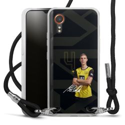 New Carry Case Transparent Stoff schwarz/silber