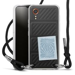 New Carry Case Transparent Stoff schwarz/silber