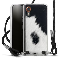 New Carry Case Transparent Stoff schwarz/silber