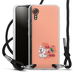 New Carry Case Transparent Stoff schwarz/silber