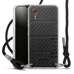 New Carry Case Transparent Stoff schwarz/silber