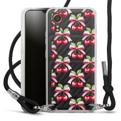 New Carry Case Transparent Stoff schwarz/silber