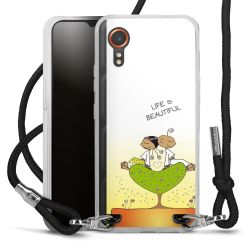 Carry Case Stoff schwarz/silber