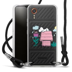 New Carry Case Transparent Stoff schwarz/silber