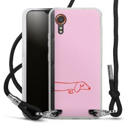 New Carry Case Transparent Stoff schwarz/silber