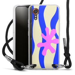 New Carry Case Transparent Stoff schwarz/silber