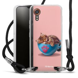 New Carry Case Transparent Stoff schwarz/silber