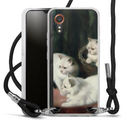 New Carry Case Transparent Stoff schwarz/silber