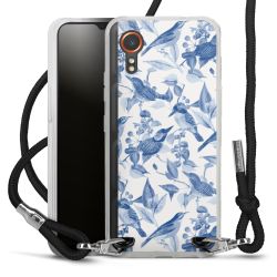 New Carry Case Transparent Stoff schwarz/silber