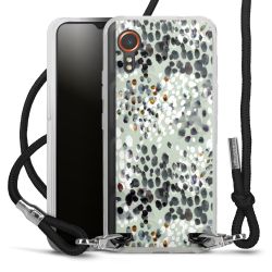 New Carry Case Transparent Stoff schwarz/silber