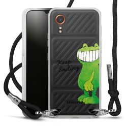 New Carry Case Transparent Stoff schwarz/silber