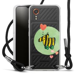 New Carry Case Transparent Stoff schwarz/silber