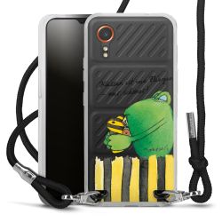 New Carry Case Transparent Stoff schwarz/silber