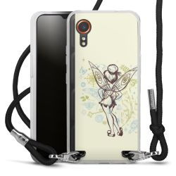 New Carry Case Transparent Stoff schwarz/silber