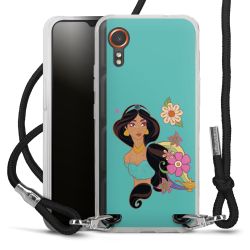 New Carry Case Transparent Stoff schwarz/silber