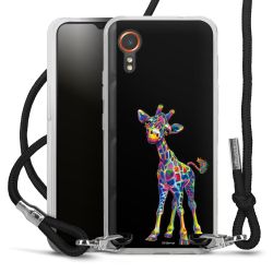 New Carry Case Transparent Stoff schwarz/silber