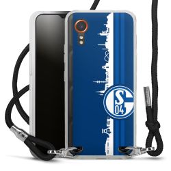 New Carry Case Transparent Stoff schwarz/silber