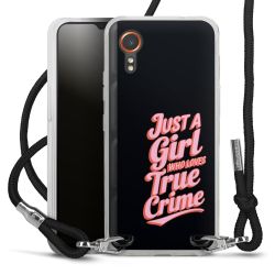 New Carry Case Transparent Stoff schwarz/silber