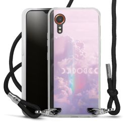 New Carry Case Transparent Stoff schwarz/silber