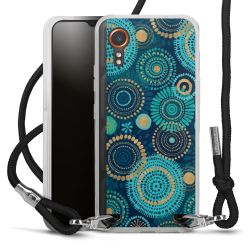 New Carry Case Transparent Stoff schwarz/silber