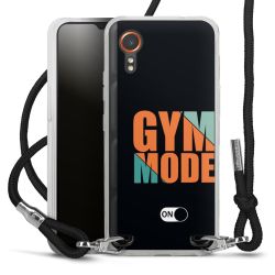 New Carry Case Transparent Stoff schwarz/silber