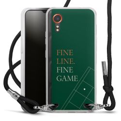 New Carry Case Transparent Stoff schwarz/silber