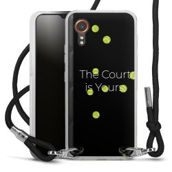 New Carry Case Transparent Stoff schwarz/silber