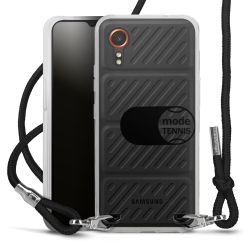 New Carry Case Transparent Stoff schwarz/silber