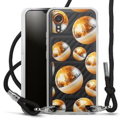 New Carry Case Transparent Stoff schwarz/silber