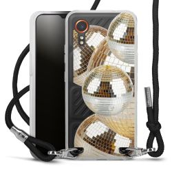 New Carry Case Transparent Stoff schwarz/silber