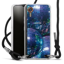 New Carry Case Transparent Stoff schwarz/silber