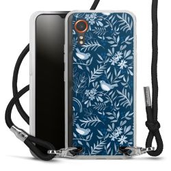 New Carry Case Transparent Stoff schwarz/silber