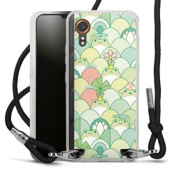 New Carry Case Transparent Stoff schwarz/silber