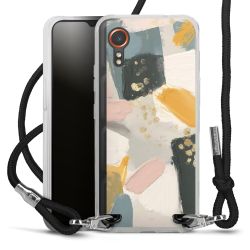 New Carry Case Transparent Stoff schwarz/silber