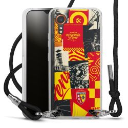 New Carry Case Transparent Stoff schwarz/silber